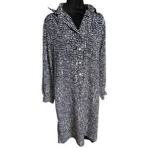 Vintage Brownstone Studio Geometric Black and White Size 14